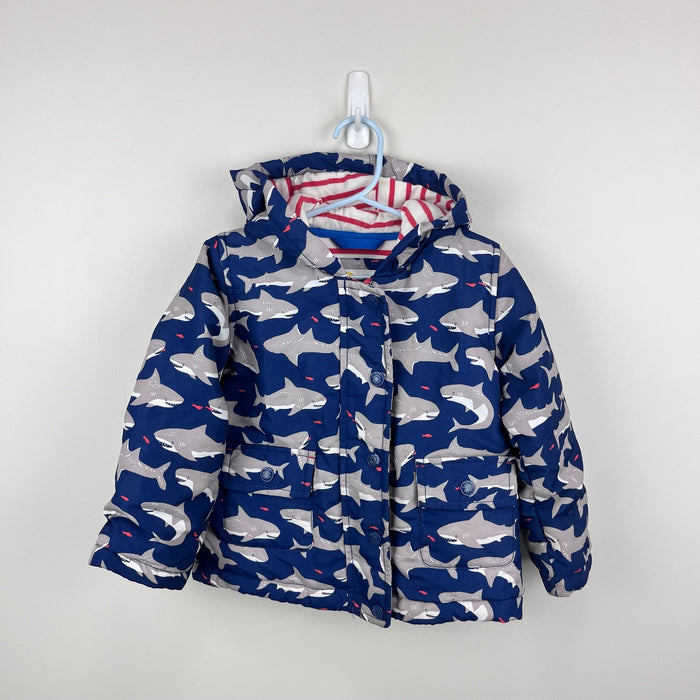 Mini Baby Boden Navy Blue Shark Jacket 3-4
