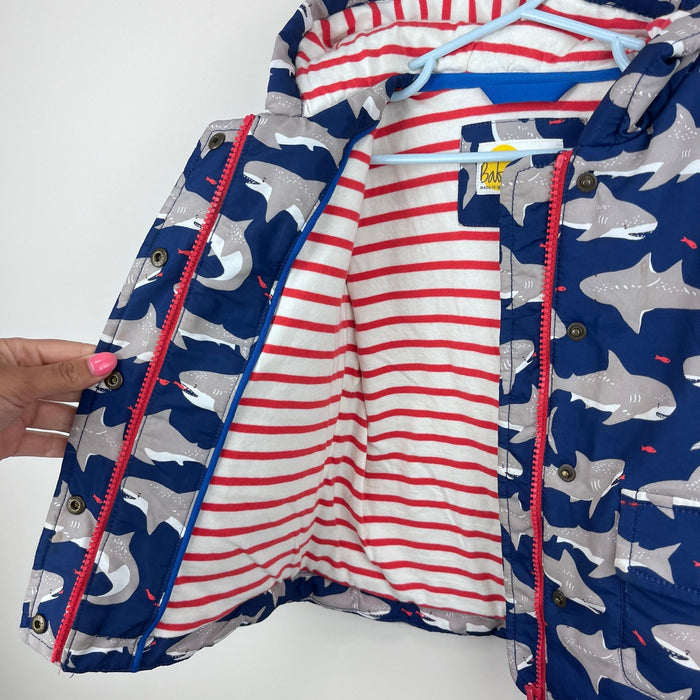 Mini Baby Boden Navy Blue Shark Jacket 3-4