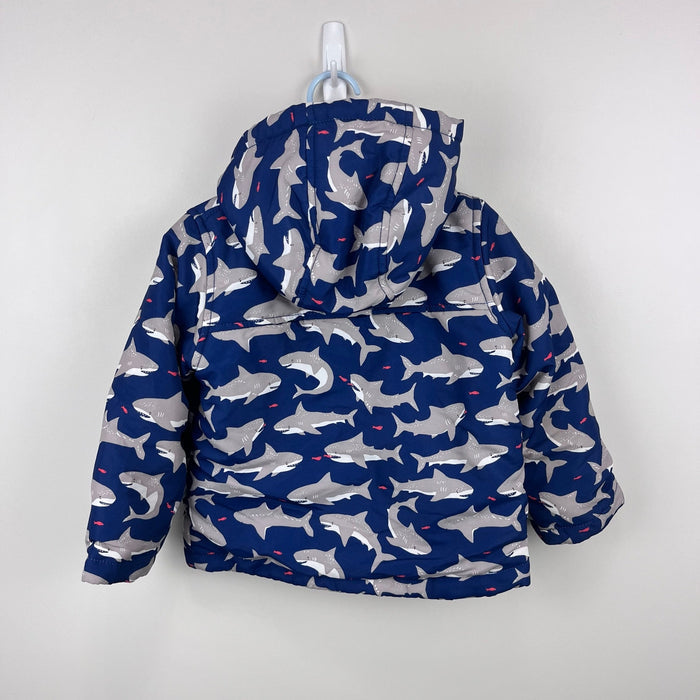Mini Baby Boden Navy Blue Shark Jacket 3-4