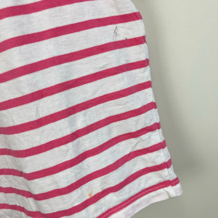 Mini Boden Applique T-Shirt Azalea Pink/Ivory Ice Cream 4-5