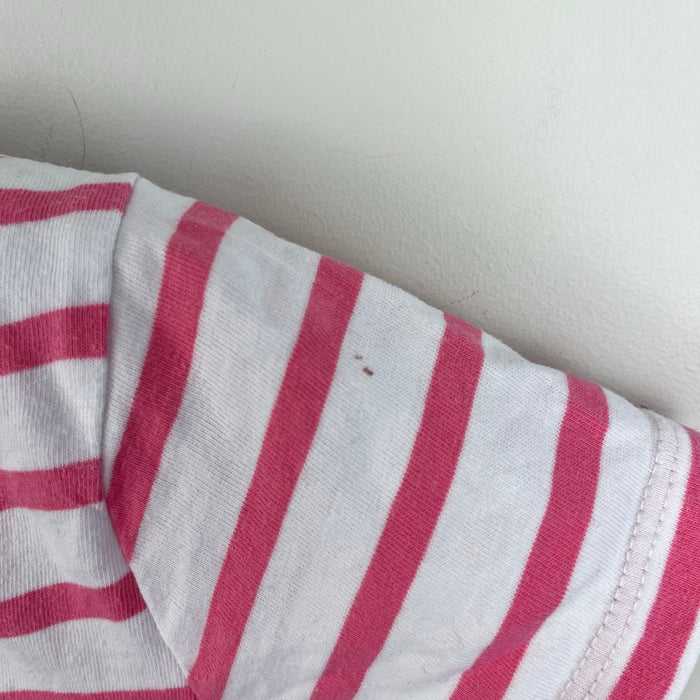 Mini Boden Applique T-Shirt Azalea Pink/Ivory Ice Cream 4-5