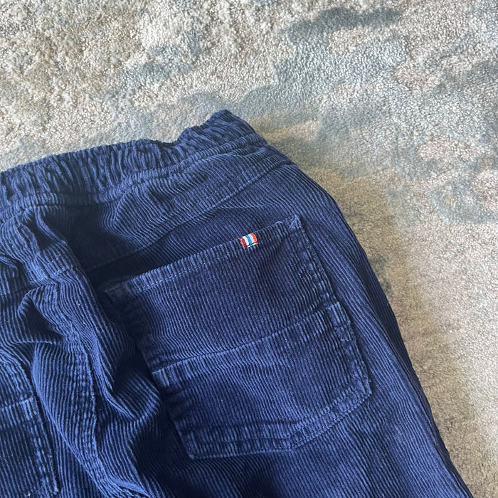 Mini Boden Cozy Corduroy Drawcord Trousers Navy Blue 10