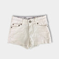 Mini Boden Girls White Denim Shorts 7