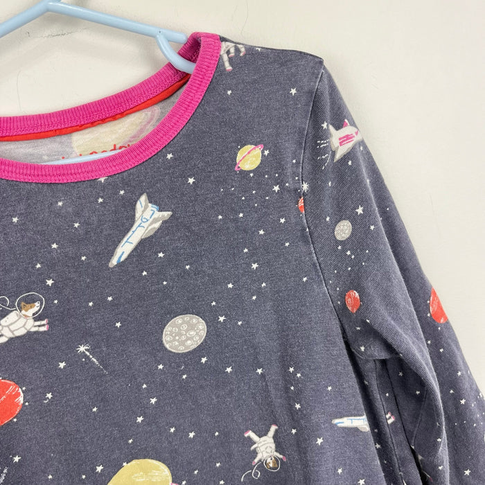 Mini Boden Gray Sprout in Space Tunic 7-8