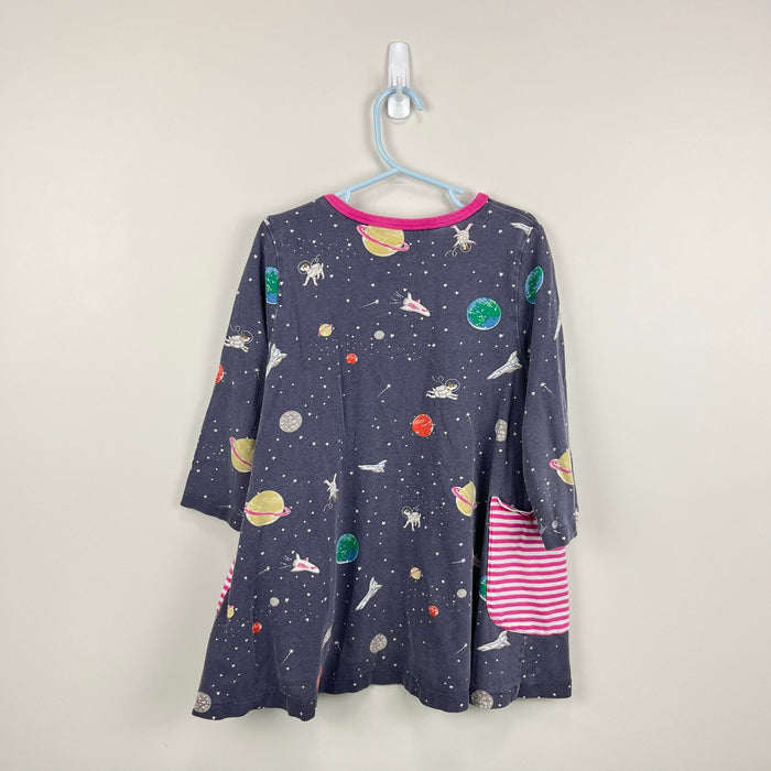 Mini Boden Gray Sprout in Space Tunic 7-8