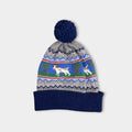 Mini Boden Intarsia Knit Fair Isle Sprout Winter Beanie Hat S