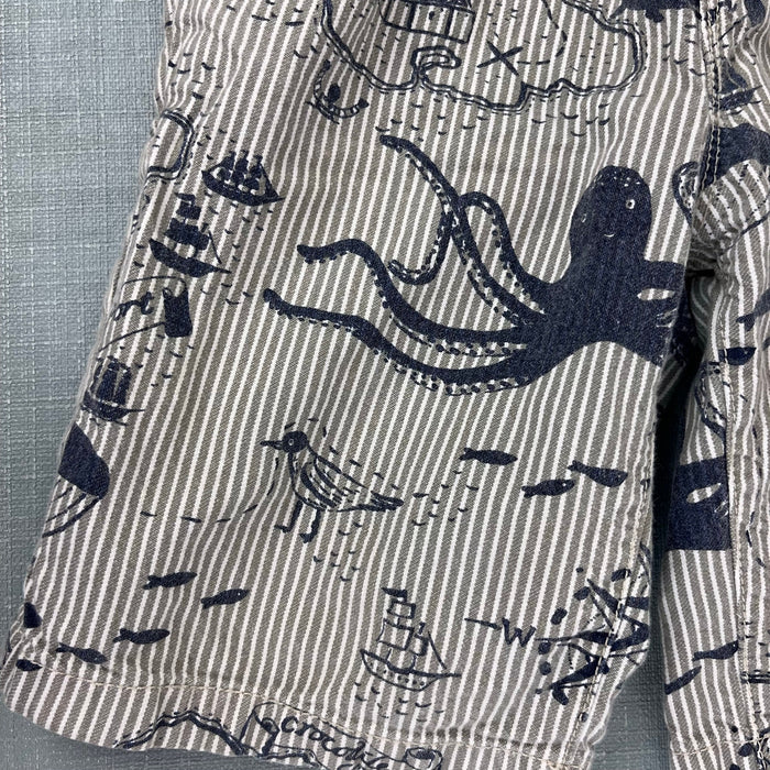 Mini Boden Lost Islands Crocodile Cove Drawstring Shorts 8