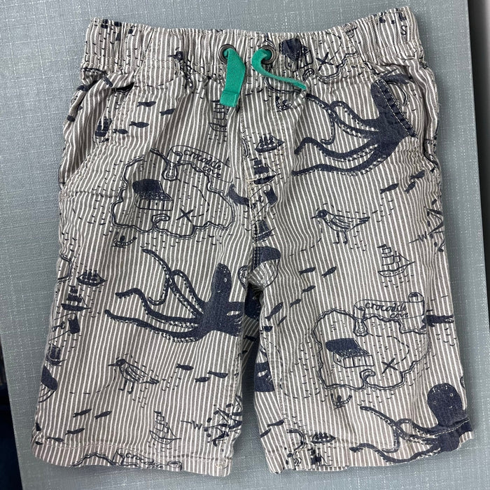 Mini Boden Lost Islands Crocodile Cove Drawstring Shorts 8