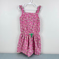 Mini Boden Pink Floral Daisy Romper 10-11