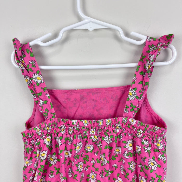 Mini Boden Pink Floral Daisy Romper 10-11