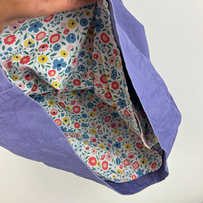Mini Boden Pretty Cord Dress Purple 2-3