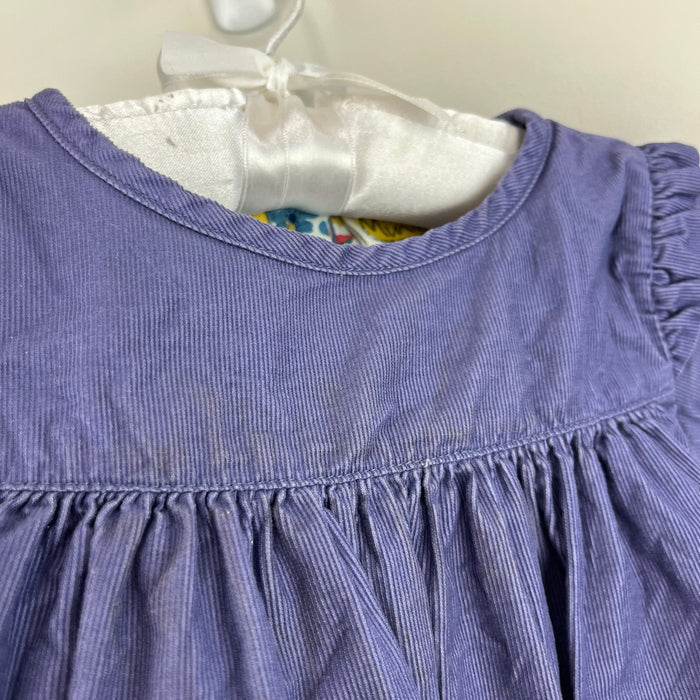 Mini Boden Pretty Cord Dress Purple 2-3