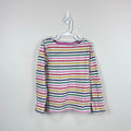 Mini Boden Rainbow Stripe Breton Top 7-8