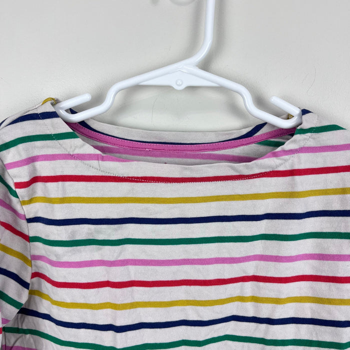 Mini Boden Rainbow Stripe Breton Top 7-8