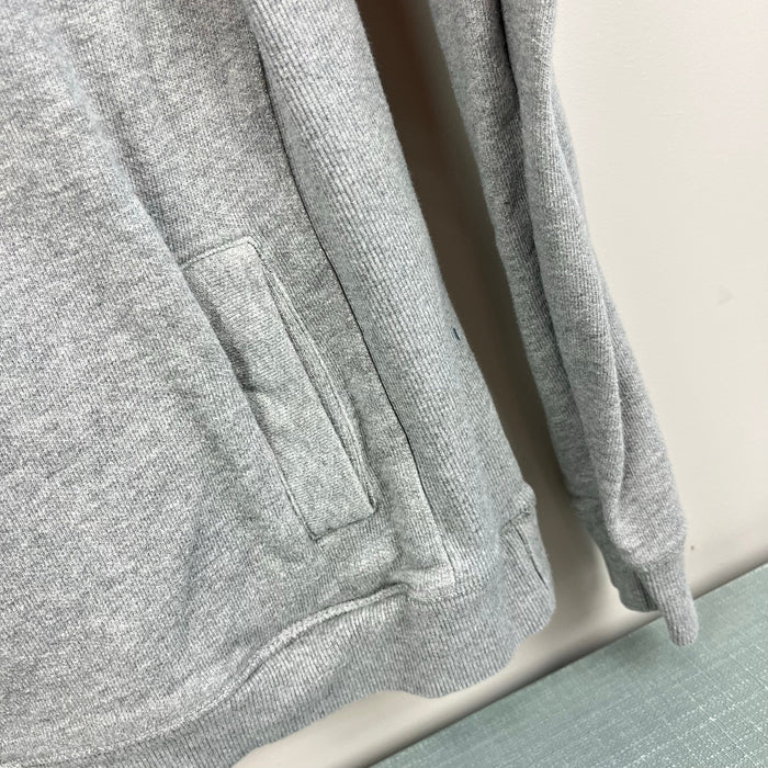 Mini Boden Rainbow Stripe Hoodie Grey Marl 11-12