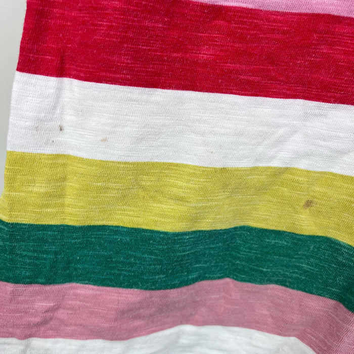 Mini Boden Rainbow Stripe Pocket Dress 8-9