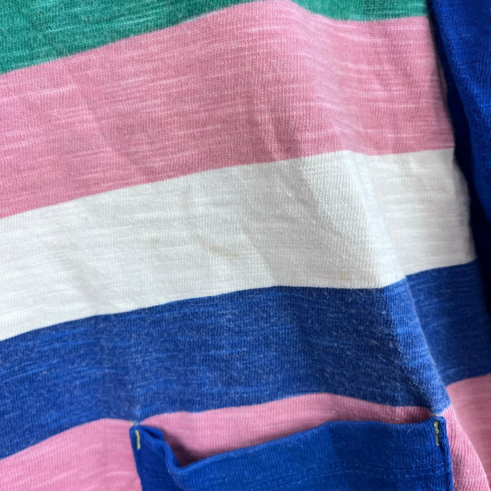Mini Boden Rainbow Stripe Pocket Dress 8-9