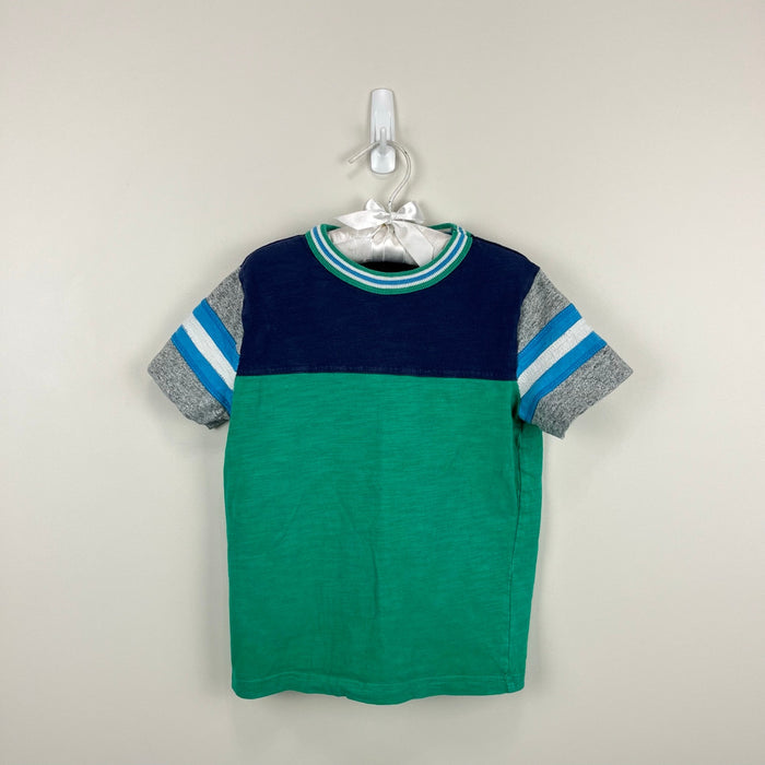 Mini Boden Short Sleeve Color Block T-Shirt 5-6
