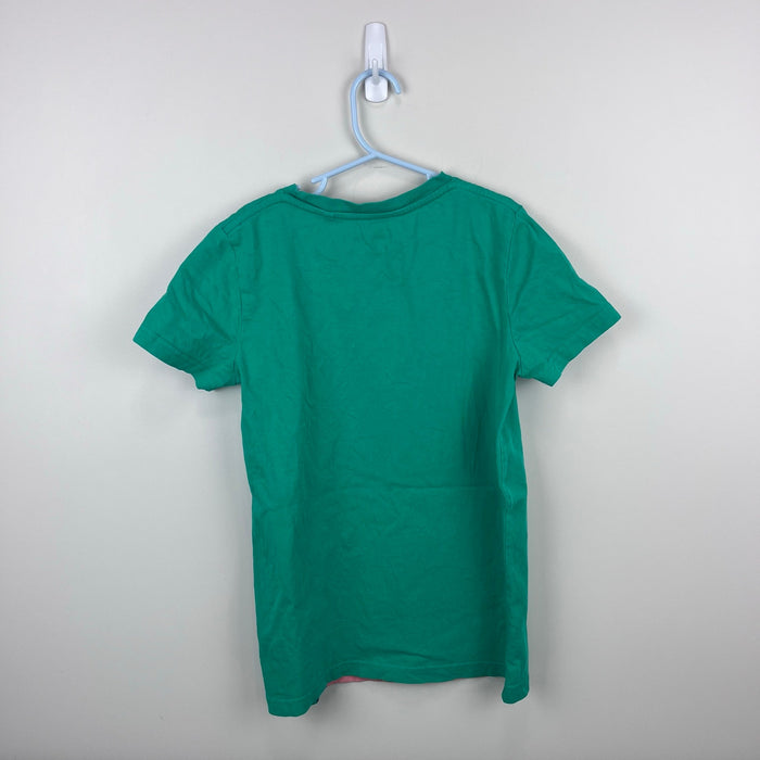 Mini Boden Short Sleeve Graphic T-Shirt Green Shark 9-10