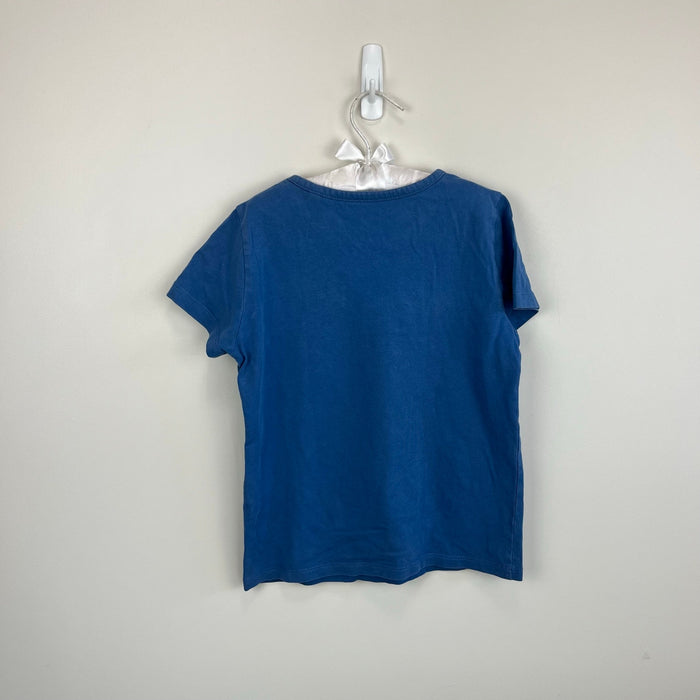 Mini Boden Short Sleeve Printed Graphic T-Shirt Blue Ice Cream 7-8