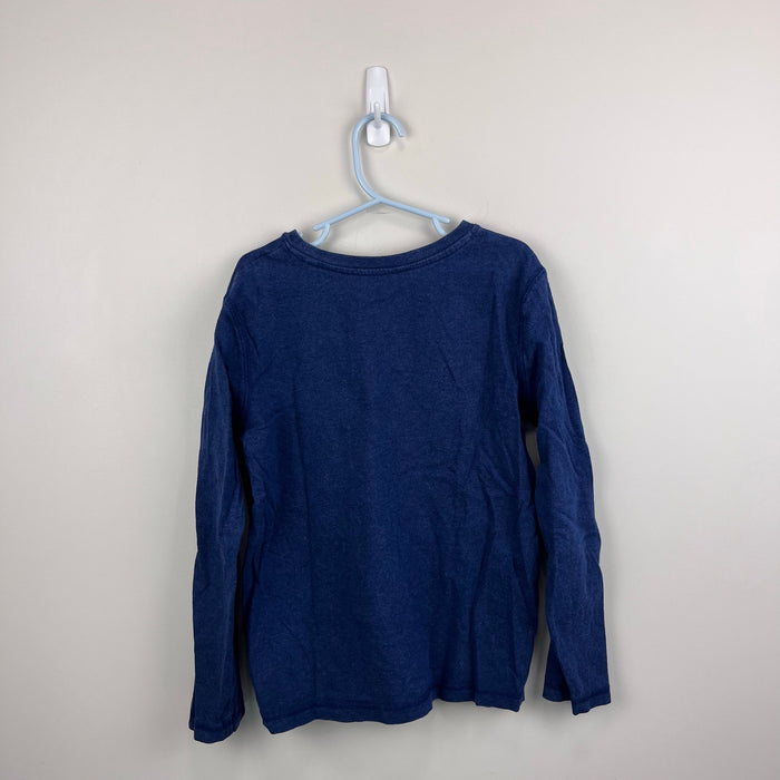 Mini Boden Supersoft Long-Sleeved T-Shirt Navy Blue 9-10