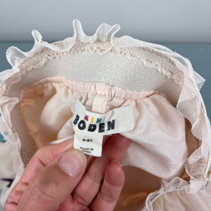 Mini Boden Tulle Applique Skirt Sandpiper Stars 4-5