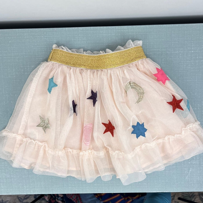 Mini Boden Tulle Applique Skirt Sandpiper Stars 4-5