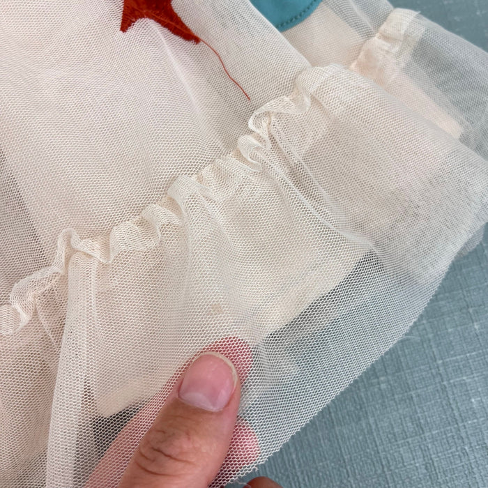 Mini Boden Tulle Applique Skirt Sandpiper Stars 4-5