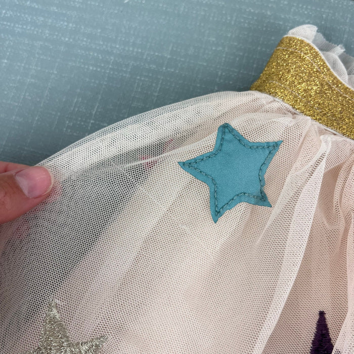 Mini Boden Tulle Applique Skirt Sandpiper Stars 4-5