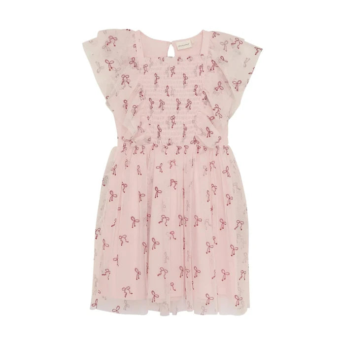 Minymo Glitter Bow Dress