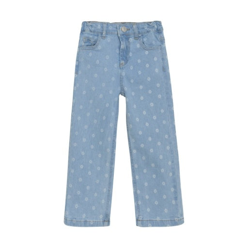 Minymo Pants Aop Denim | China Blue