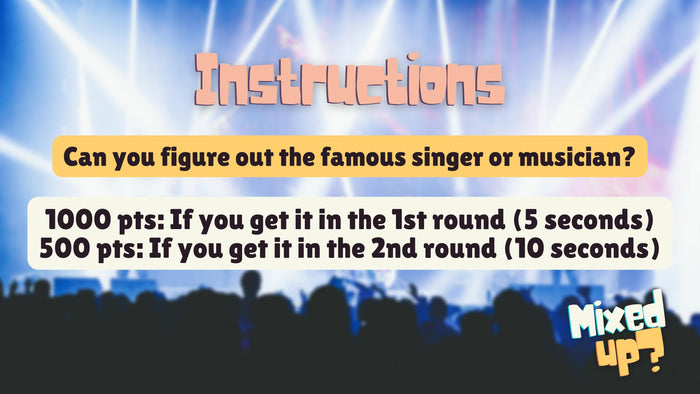 Mixed Up: Singers and Musicians
