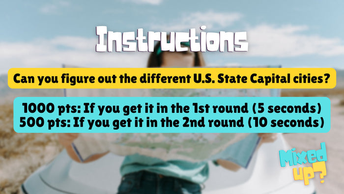 Mixed Up: US State Capitals