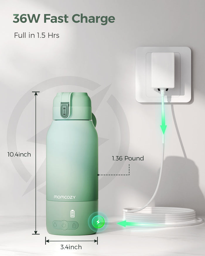 Momcozy Superfast Portable Baby Bottle Warmer for Travel