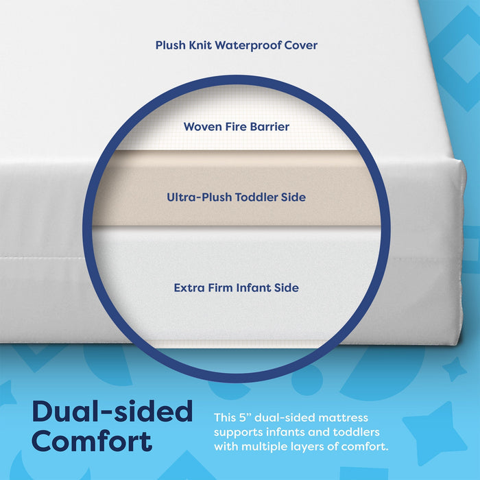 Moonlight Starlight Dream Crib Mattress (Compressed & Rolled)
