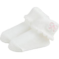 Mud Pie Bow Foldover Socks
