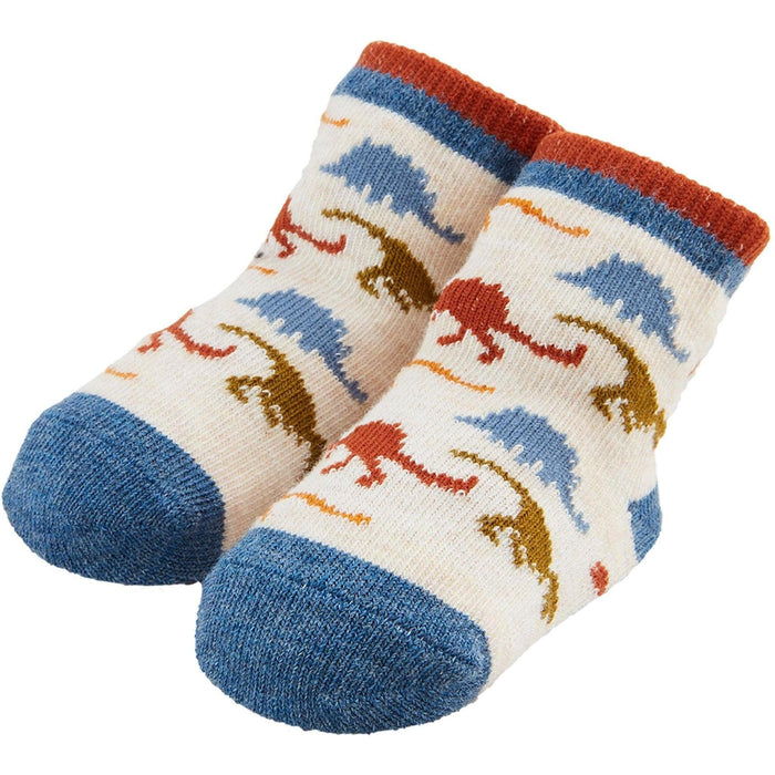 Mud Pie Dino Pattern Socks