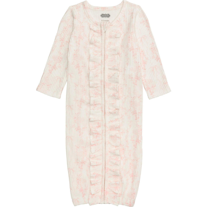 Mud Pie Floral Pink Gown