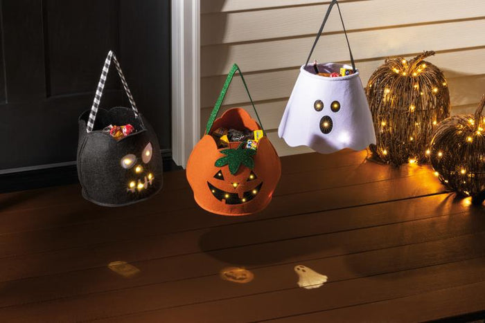 Mud Pie Ghost Led Treat Bucket