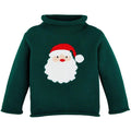 Mud Pie Green Santa Rollneck Sweater