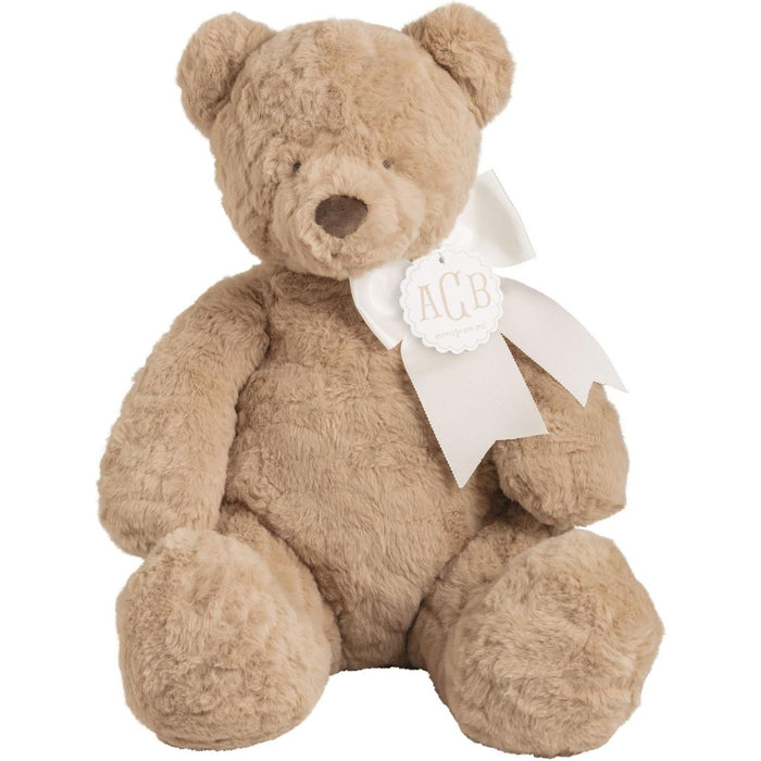 Mud Pie Honey Monogram Me Bear Plush Pal
