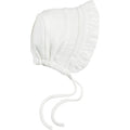 Mud Pie Ivory Smocked Bonnet