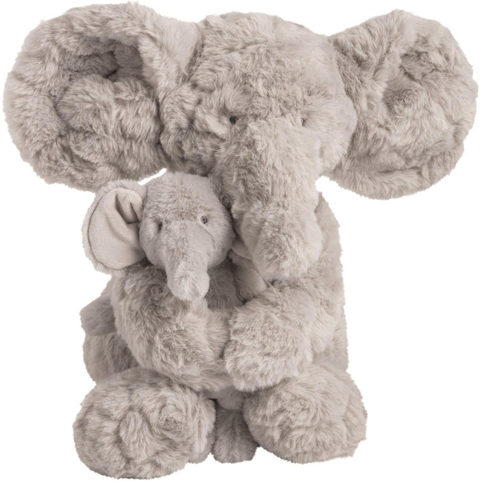 Mud Pie Mama & Baby Elephant Plush Set