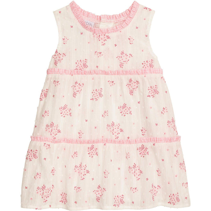 Mud Pie Pink Blossom Tiered Dress