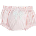 Mud Pie Pink Boucle Bow Diaper Cover