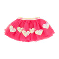 Mud Pie Pink Heart Sequin Tutu
