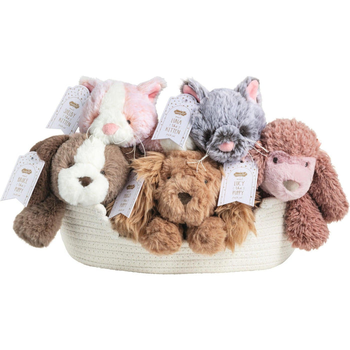 Mud Pie Puppy & Kitten Plush Pals