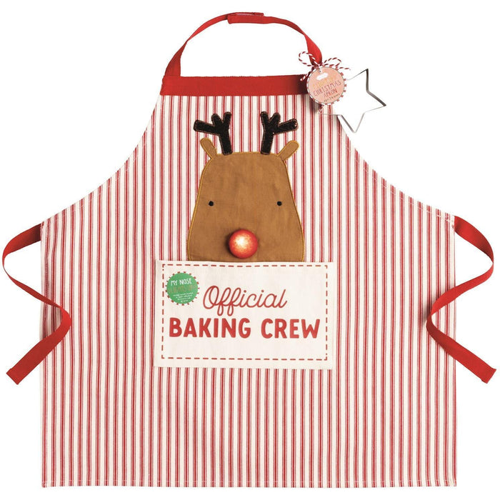 Mud Pie Reindeer Light-Up Apron Set
