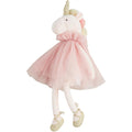 Mud Pie Unicorn Velvet Princess Plush