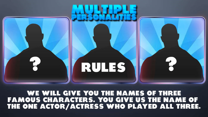 Multiple Personalities